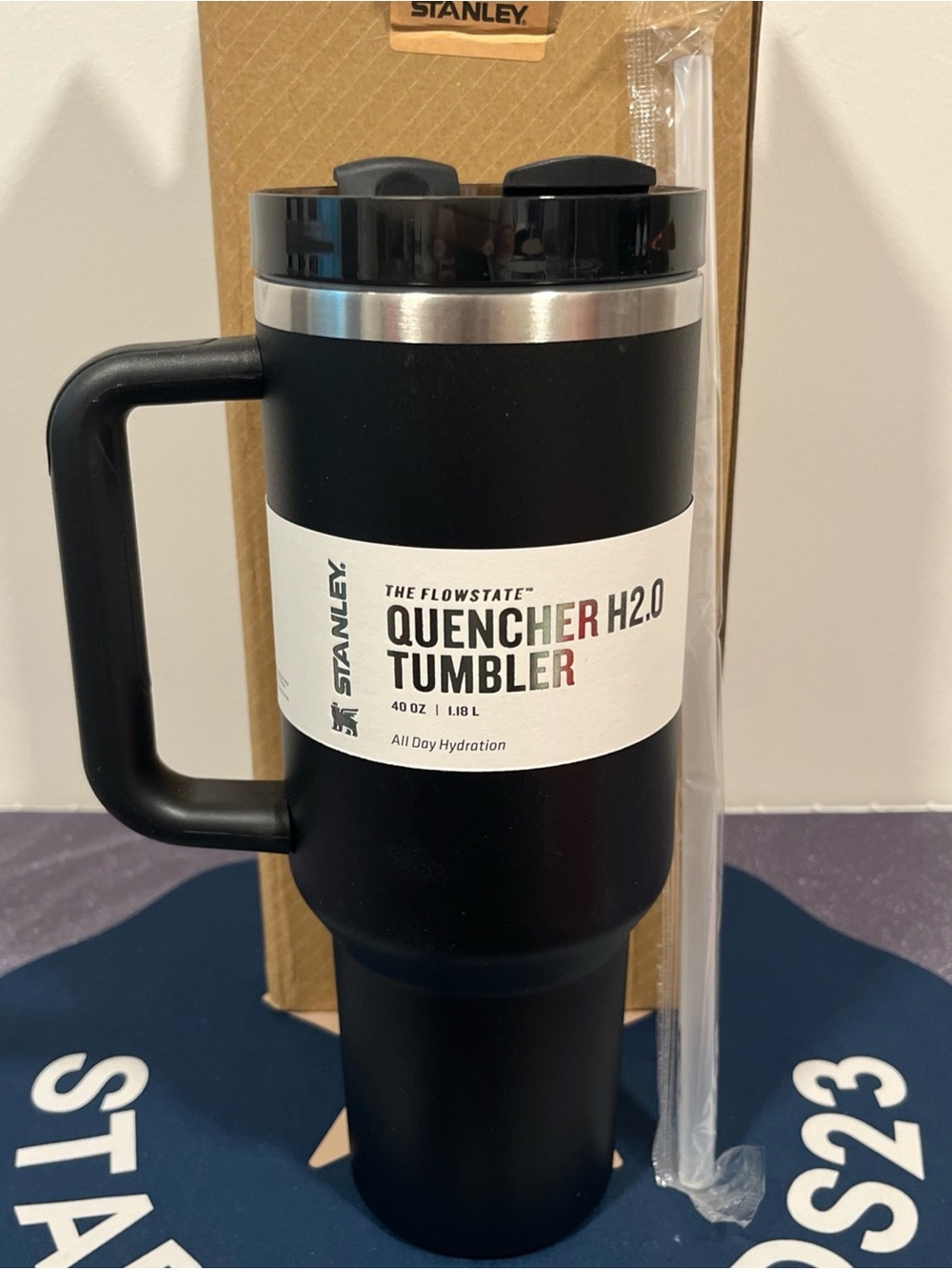 New Stanley 40oz Stainless Steel Flowstate Quencher Tumbler water bottle (B3)
